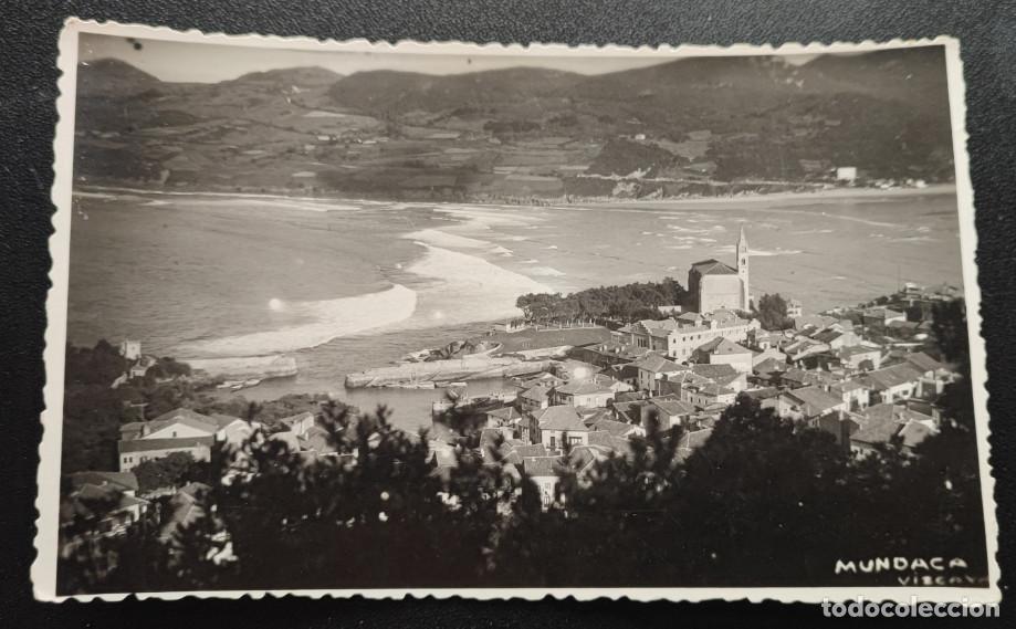 Fotograf&iacute;a antigua: MUNDACA VIZCAYA, FOTOGRAFIA ANTIGUA EN FORMATO POSTAL, ESCRITA DETRAS EN EL A&Ntilde;O 1954