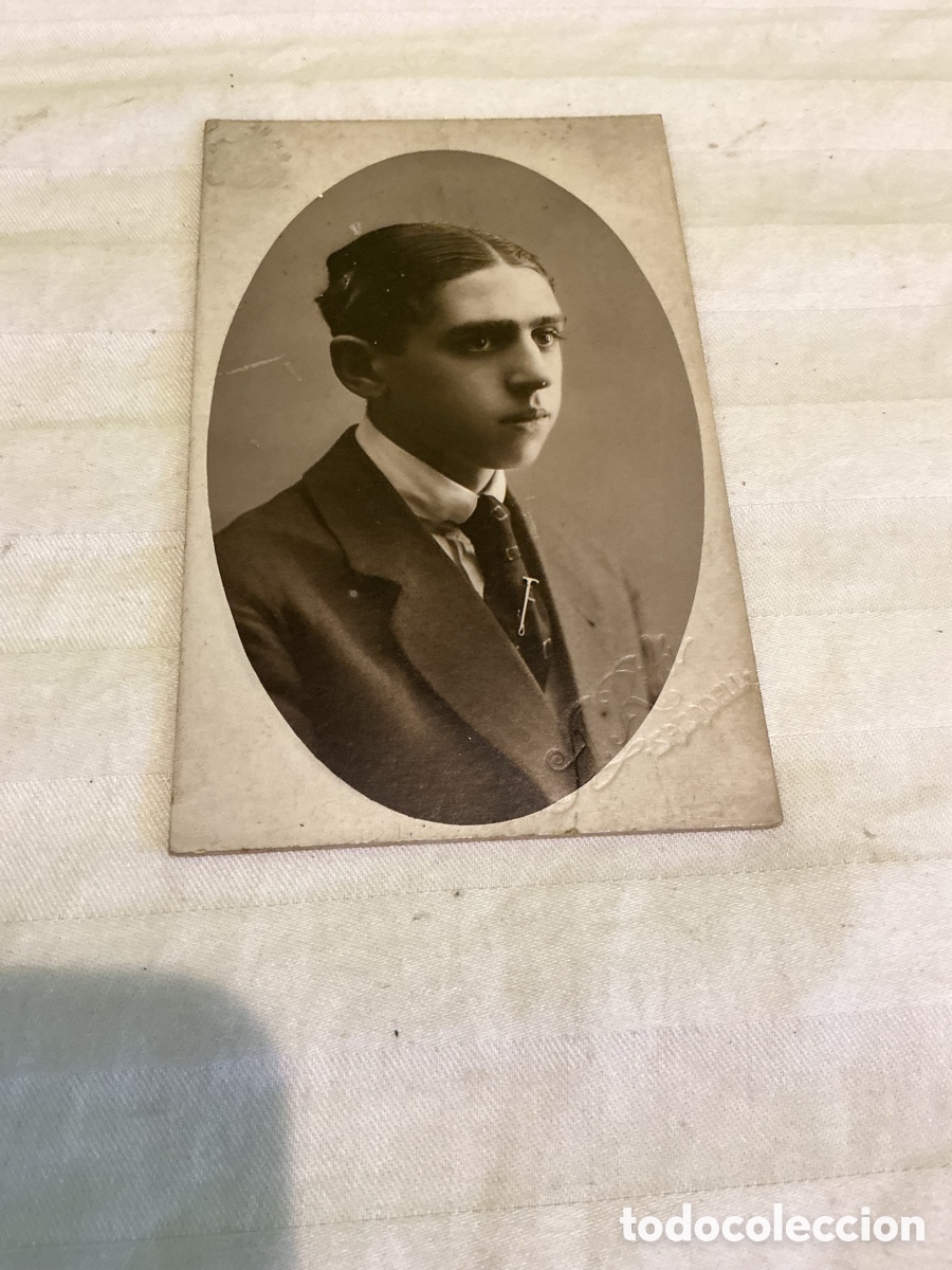 Fotograf&iacute;a antigua: Albert Rif&agrave;, Sabadell &ndash; Elegancia juvenil en &oacute;valo &ndash; Hacia 1910&ndash;1920