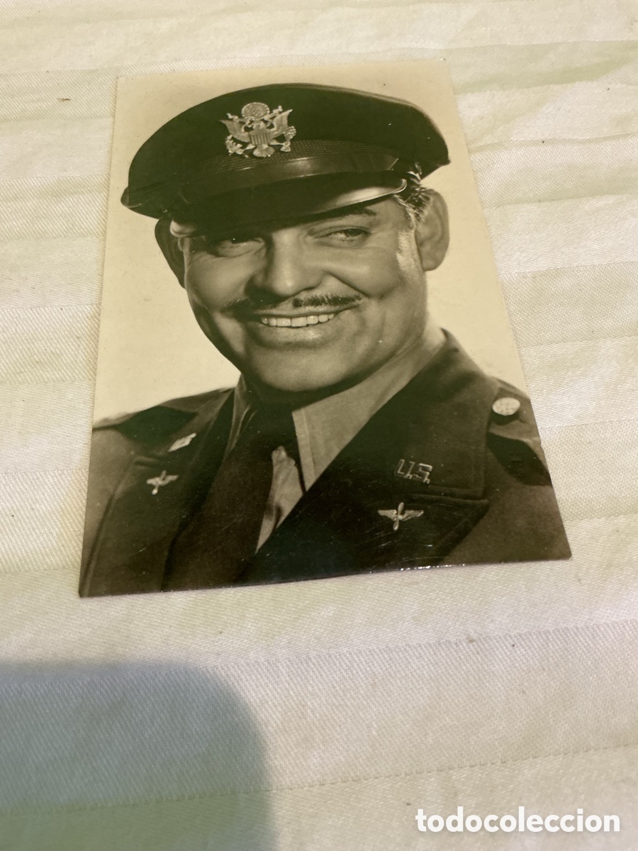Fotograf&iacute;a antigua: Clark Gable &ndash; Postal de cine &laquo;Sublime decisi&oacute;n&raquo; &ndash; Escrita en 1952