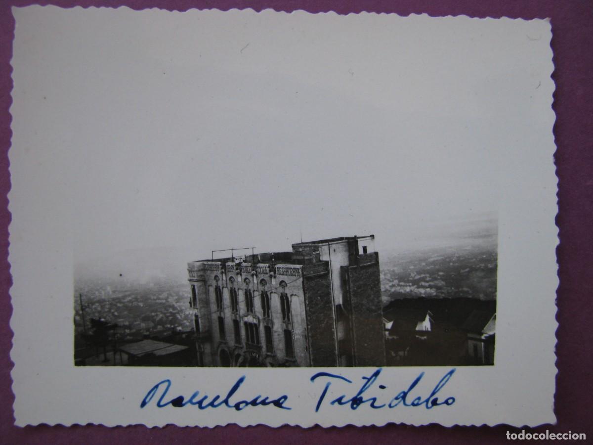 Fotograf&iacute;a antigua: FOTO DE BARCELONA. TIBIDABO. A&Ntilde;OS C. 1930. 7,5X6 CM. PAPEL AGFA LUPEX. IMAGEN NITIDA.