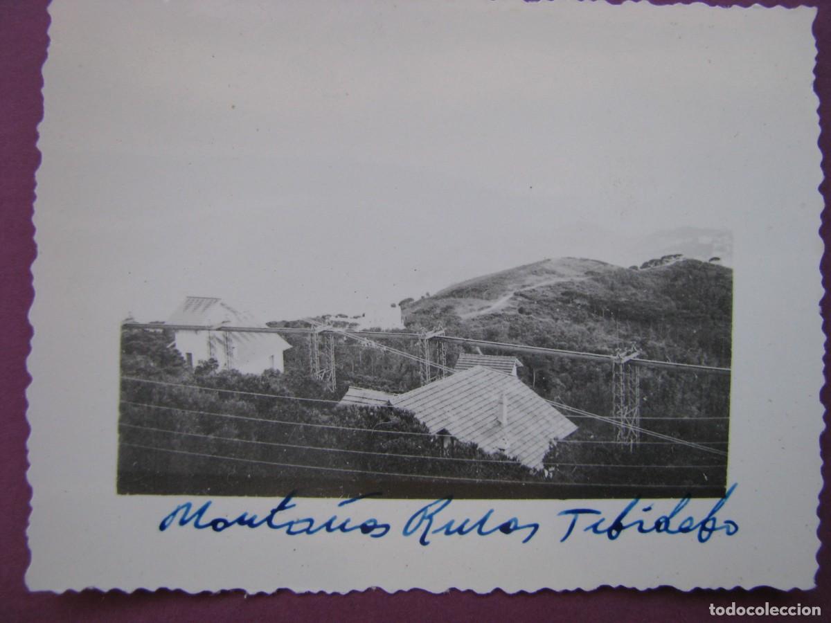 Fotograf&iacute;a antigua: FOTO DE BARCELONA. MONTA&Ntilde;AS RUSAS TIBIDABO. A&Ntilde;OS C. 1930. 7,5X6 CM. PAPEL AGFA LUPEX.