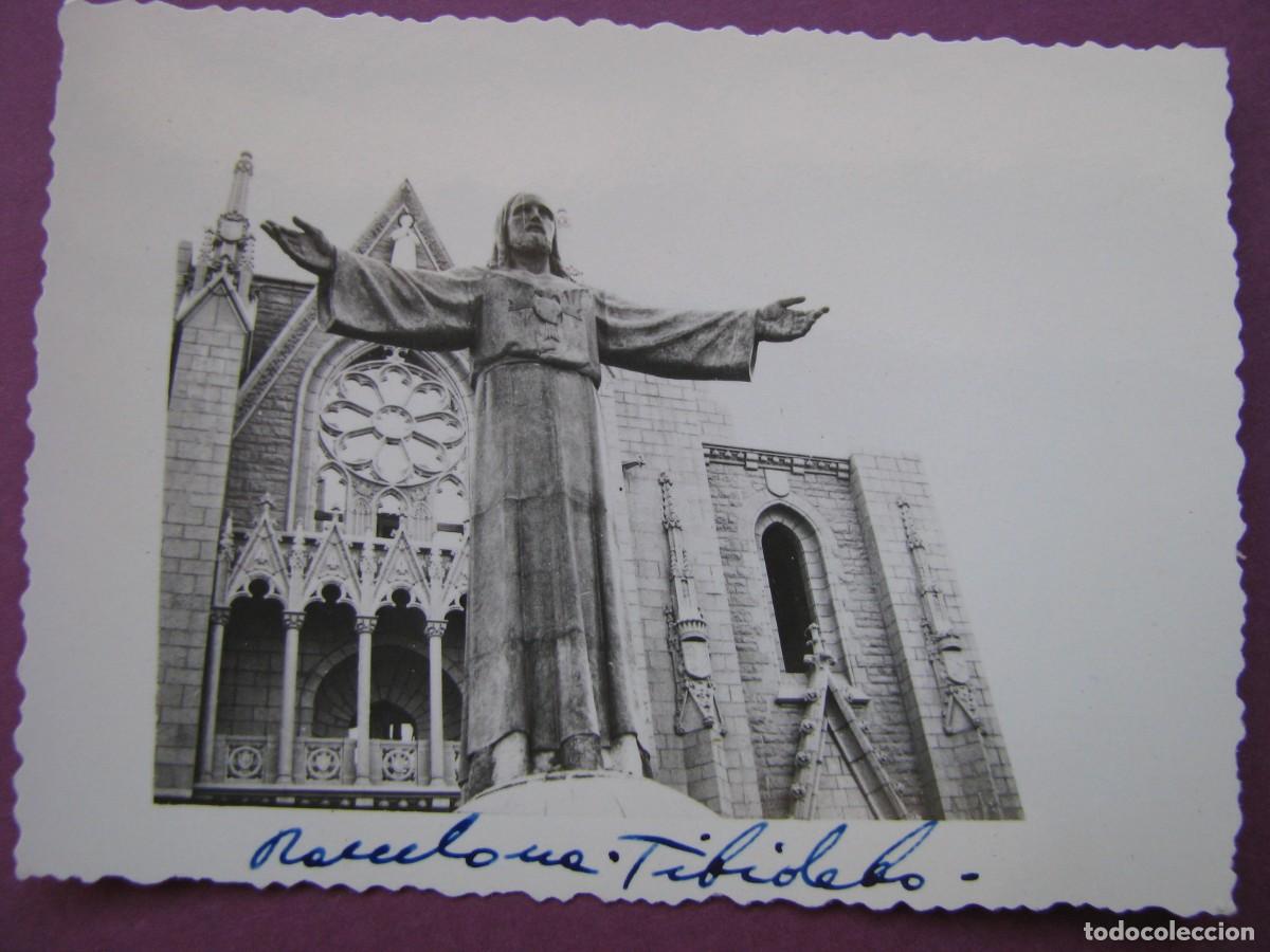 Fotograf&iacute;a antigua: FOTO DE BARCELONA. TIBIDABO. A&Ntilde;OS C. 1930. 7,5X6 CM. PAPEL AGFA LUPEX. IMAGEN NITIDA.