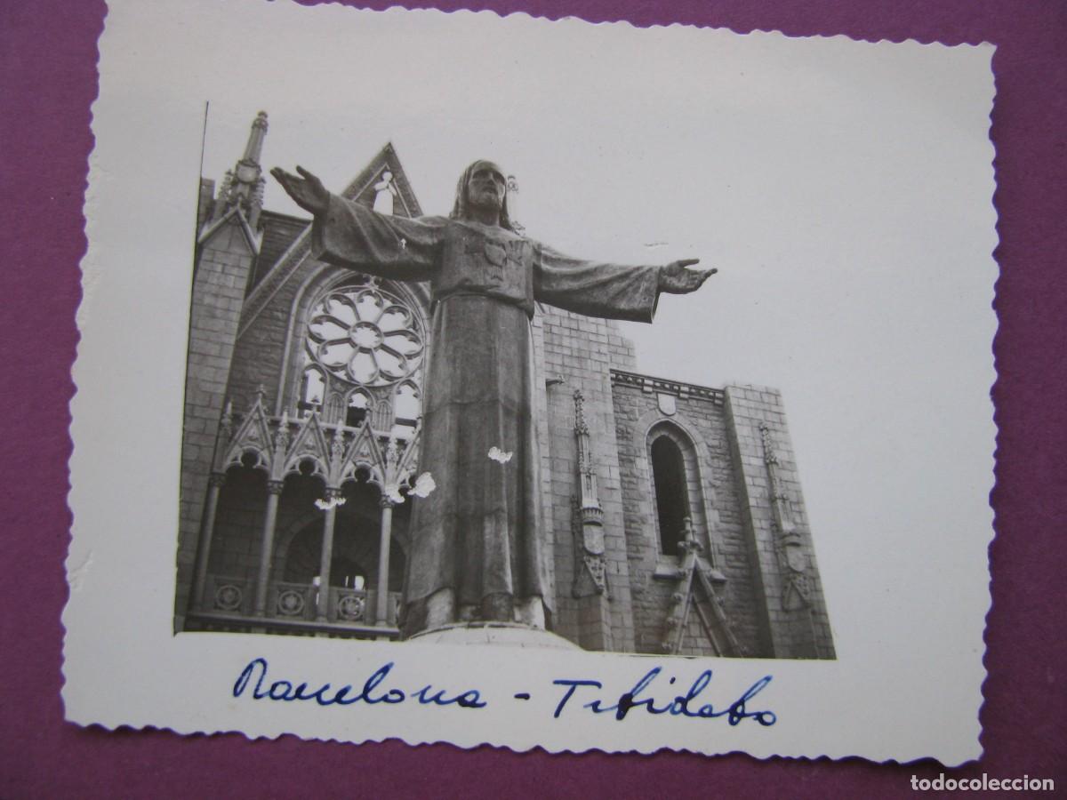 Fotograf&iacute;a antigua: FOTO DE BARCELONA. TIBIDABO. A&Ntilde;OS C. 1930. 7,5X6 CM. PAPEL AGFA LUPEX. IMAGEN NITIDA.
