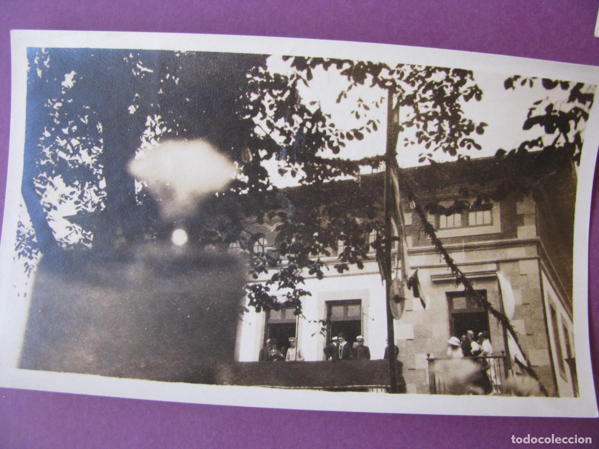Fotograf&iacute;a antigua: FOTO ORIGINAL 1922 COMITIVA OFICIAL AUTORIDADES FLOTILLA. PASAJES GUIPUZCOA 11X6,5CM