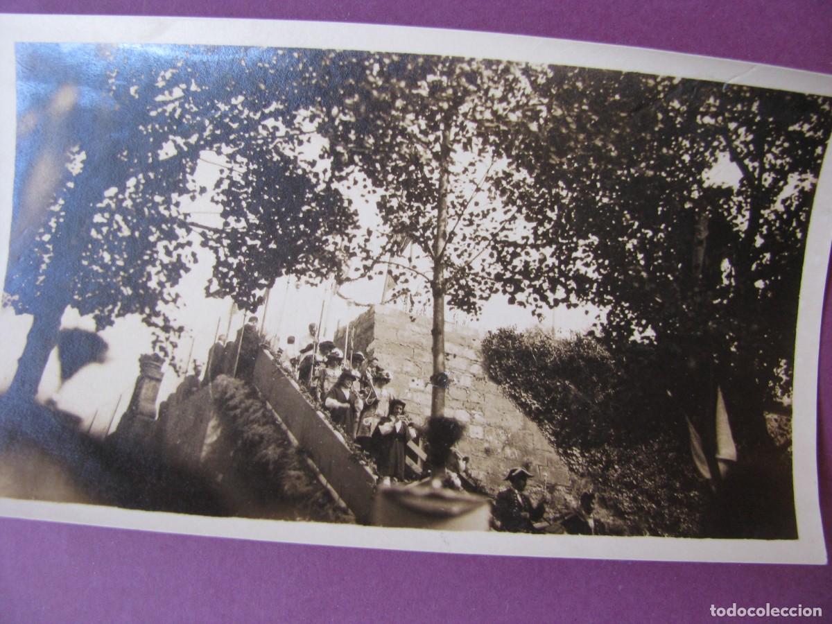 Fotograf&iacute;a antigua: FOTO ORIGINAL 1922 COMITIVA OFICIAL AUTORIDADES FLOTILLA. PASAJES GUIPUZCOA 11X6,5CM