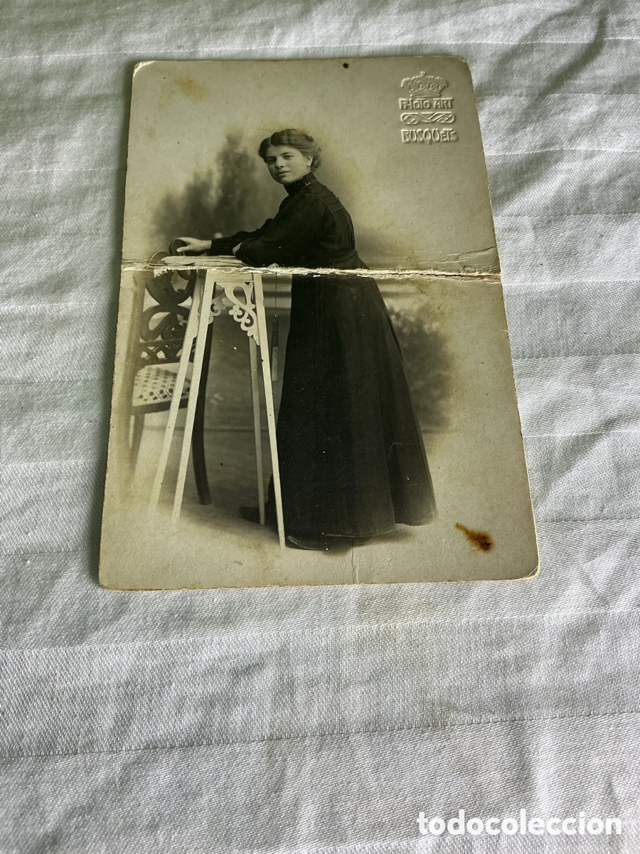 Fotograf&iacute;a antigua: Fotograf&iacute;a antigua de mujer &mdash; Photo Art Busquets, Barcelona.