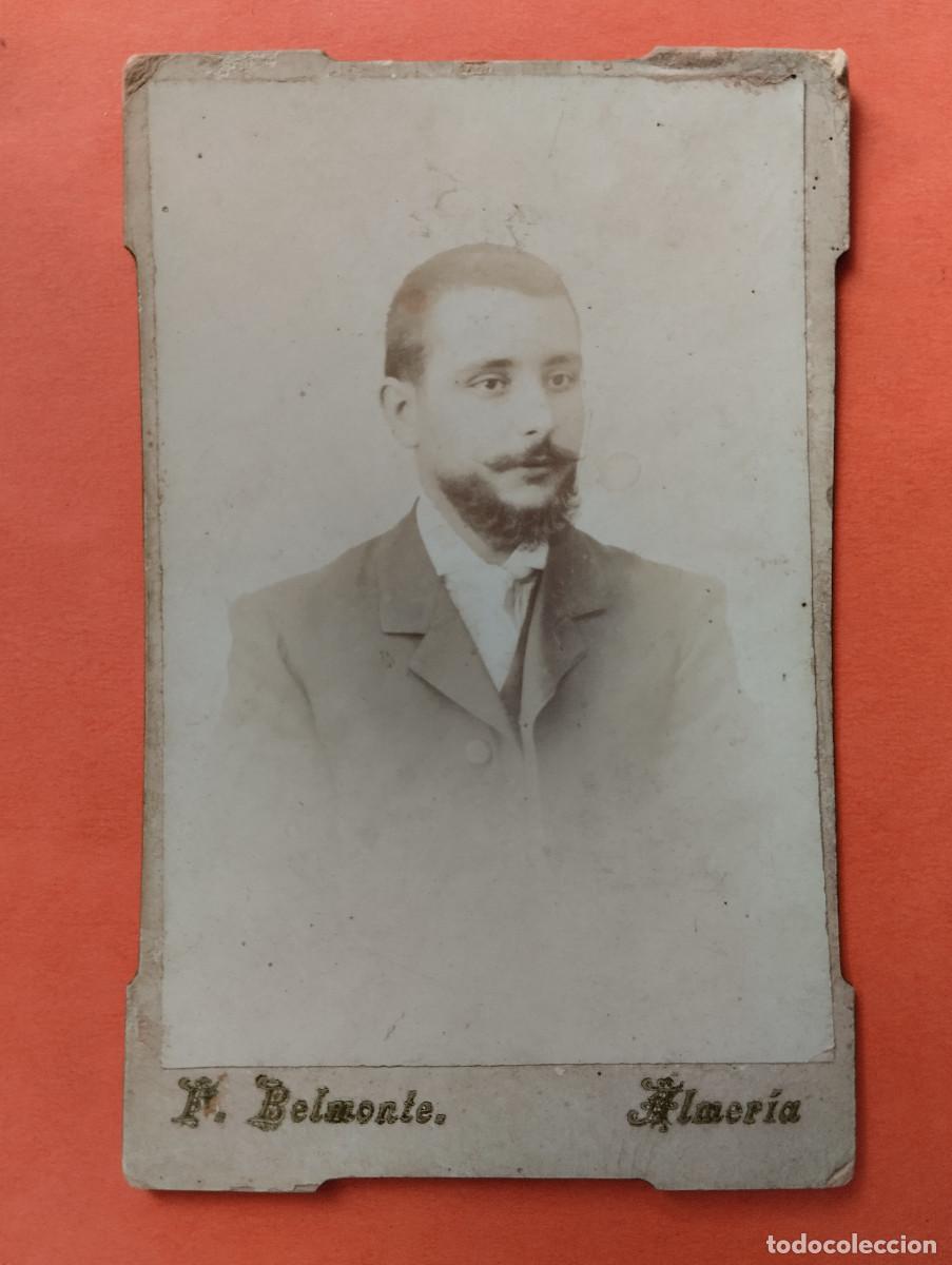 Fotograf&iacute;a antigua: FOTO F. BELMONTE. ALMERIA. 12X7,5CM