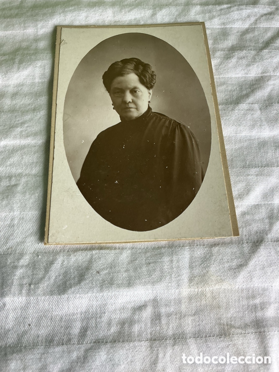 Fotograf&iacute;a antigua: Fotograf&iacute;a antigua retrato de se&ntilde;ora &ndash; Albert Rif&agrave; Sabadell &ndash; 1900-1920