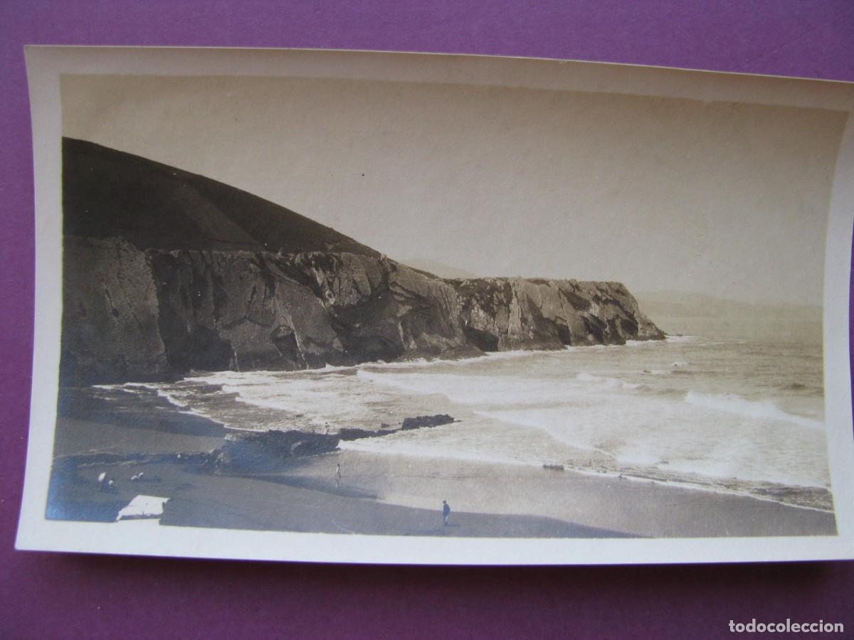 Fotograf&iacute;a antigua: FOTO ORIGINAL DEL A&Ntilde;O 1922. 11X6,5 CM. ZUMAYA, ACANTILADO DE ITZURUN