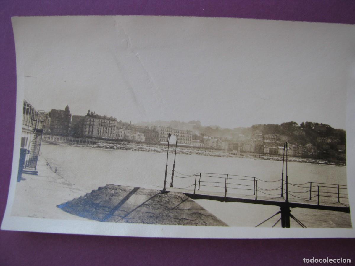 Fotograf&iacute;a antigua: FOTO ORIGINAL DEL A&Ntilde;O 1922. 11X6,5 CM. SAN SEBASTIAN.