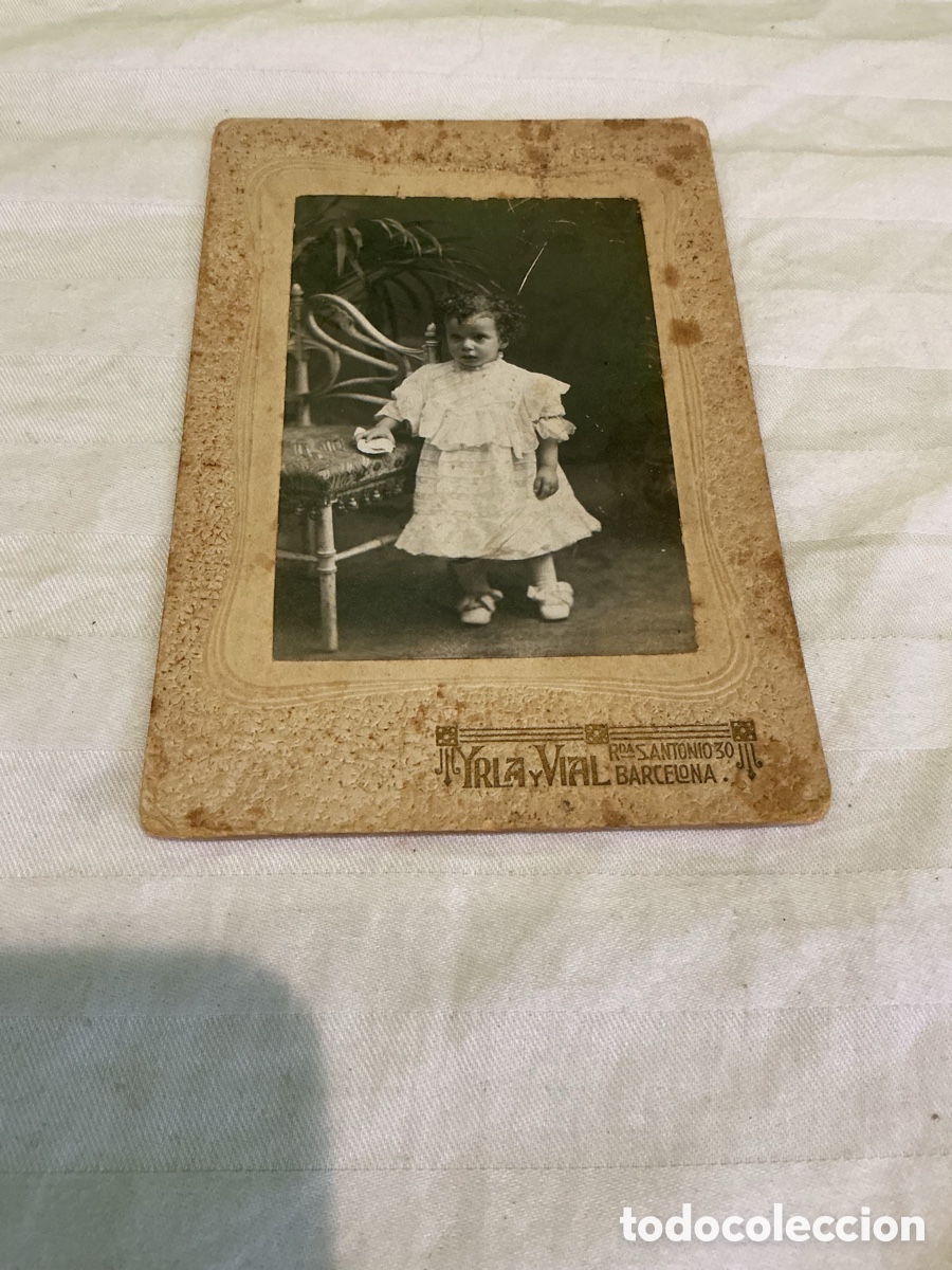 Fotograf&iacute;a antigua: ANTIGUA FOTOGRAF&Iacute;A NI&Ntilde;A RETRATO INFANTIL &ndash; IRIZA Y VIAL BARCELONA &ndash; PRINCIPIOS SIGLO XX
