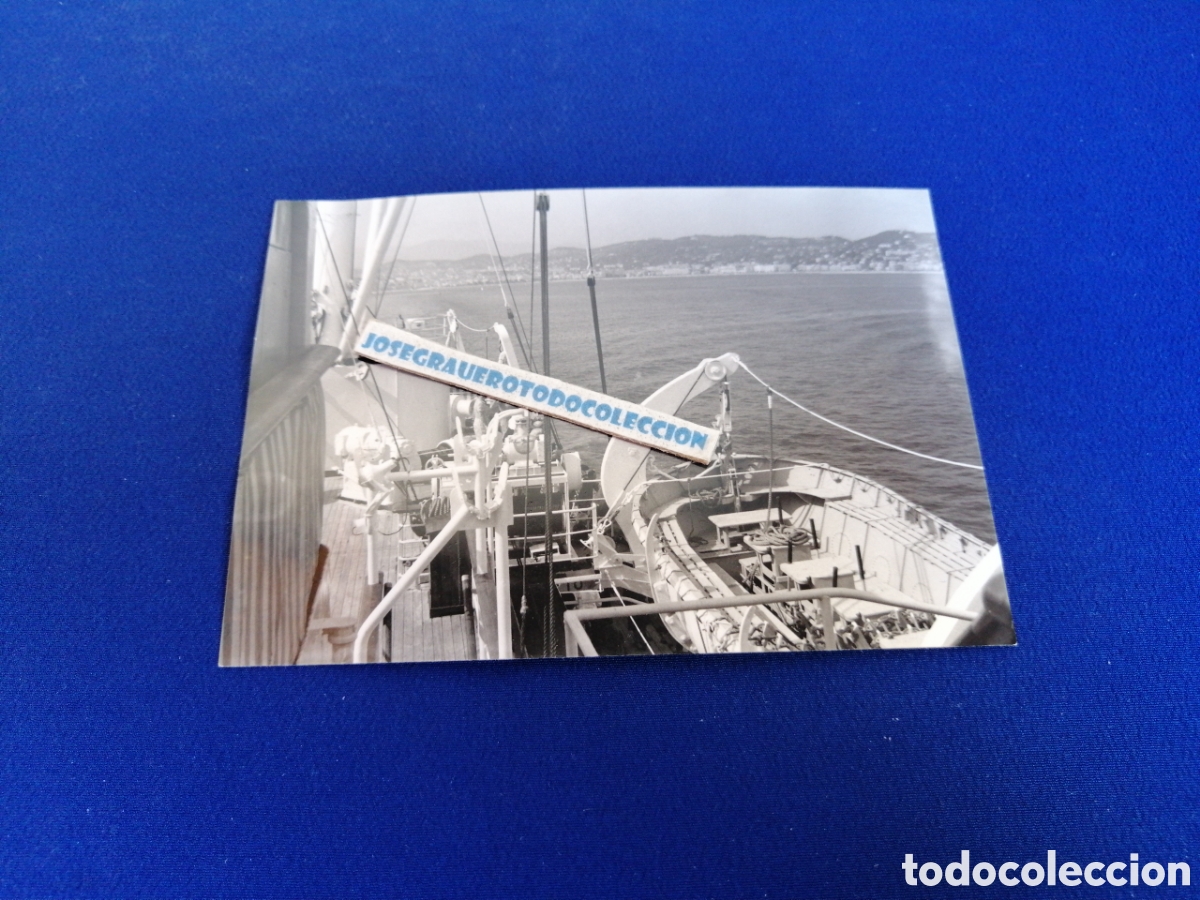 Fotograf&iacute;a antigua: NAPOLES (ITALIA) A&Ntilde;O 1966 BARCO FOTOGRAF&Iacute;A ANTIGUA SIGLO PASADO