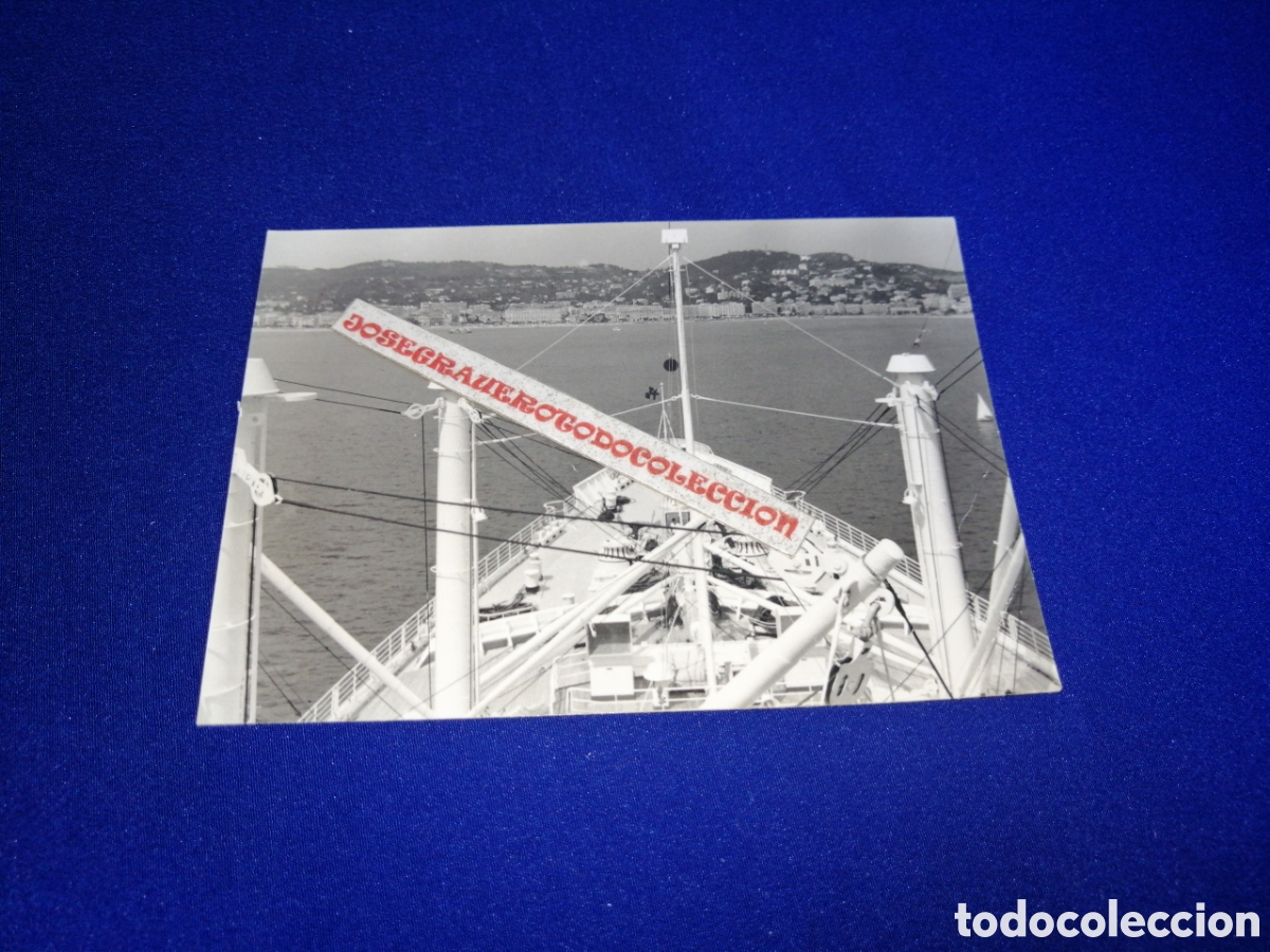 Fotograf&iacute;a antigua: NAPOLES (ITALIA) A&Ntilde;O 1966 BARCO FOTOGRAF&Iacute;A ANTIGUA SIGLO PASADO