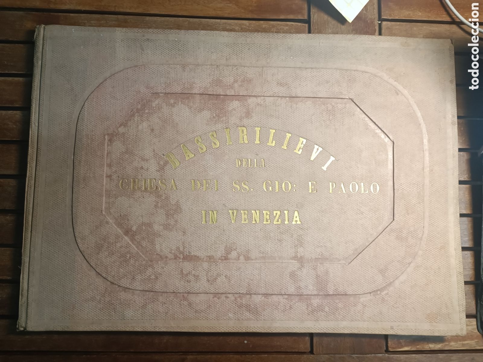 Fotograf&iacute;a antigua: Bassirilievi della Chiesa dei SS. Gio e Paolo in Venezia Album fotografico Venezia, 1867 alb&uacute;mina