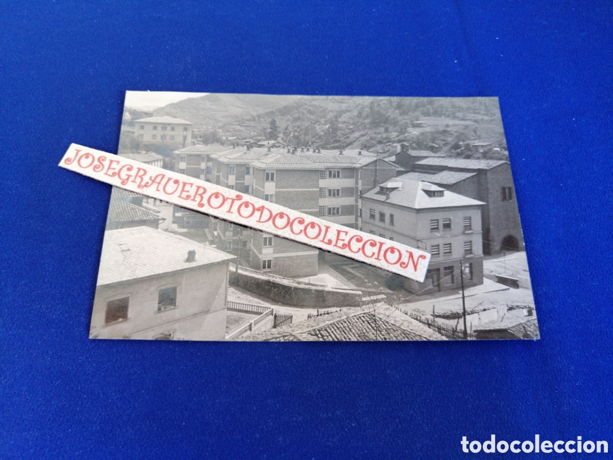 Fotograf&iacute;a antigua: VALLE DEL TURON( MIERES) ASTURIAS 1964 SELLO FOTOGR&Aacute;FICO MU&Ntilde;IZ (TURON) FOTOGRAF&Iacute;A ANTIGUA