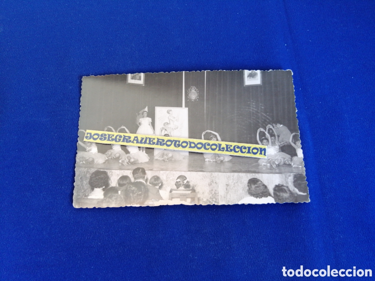 Fotograf&iacute;a antigua: NI&Ntilde;AS BALLET A&Ntilde;O 1957 FOTOGRAF&Iacute;A ANTIGUA SELLO FOTOGRAFICO PASCUAL GONZ&Aacute;LEZ (MISLATA) VALENCIA