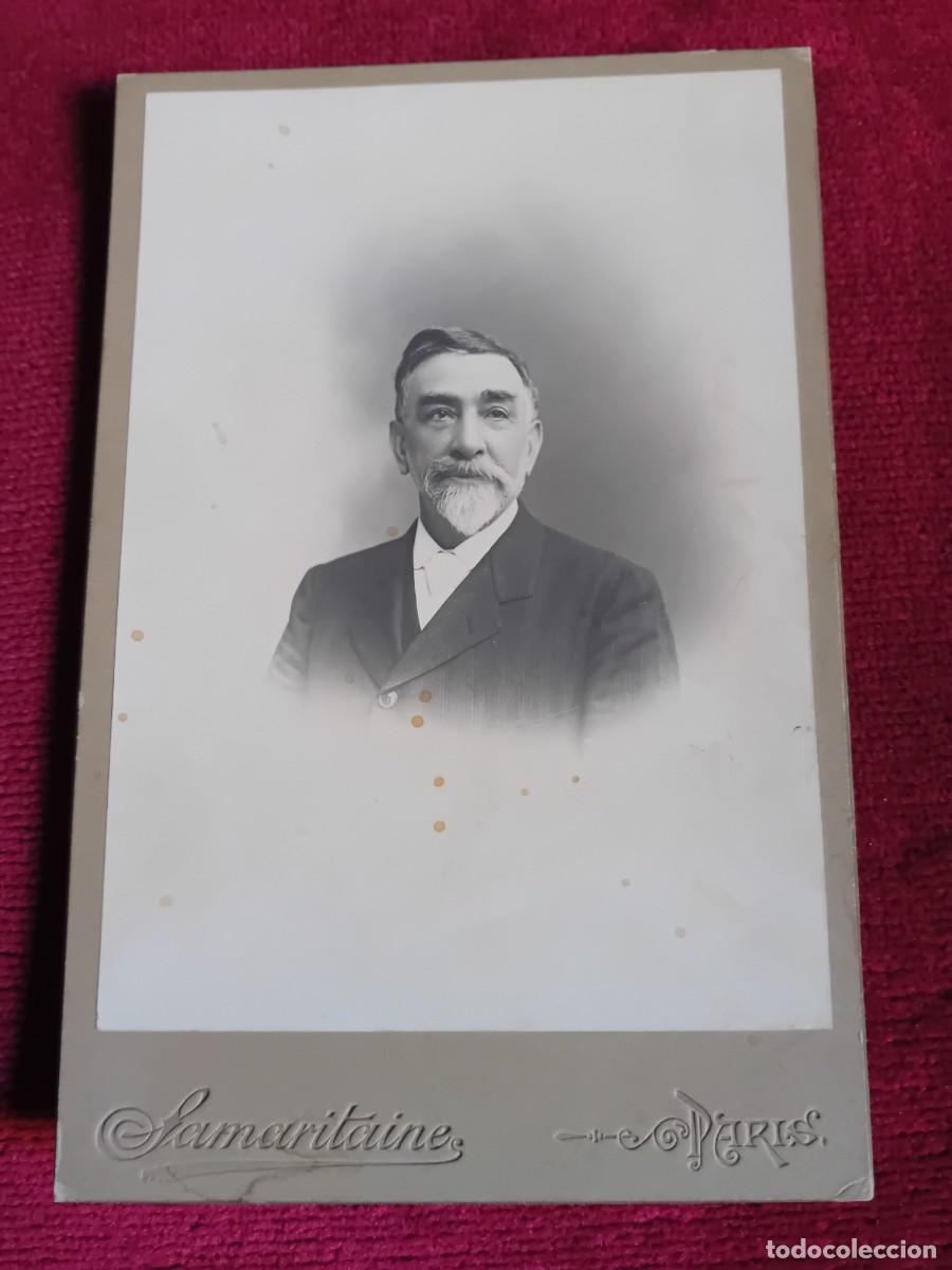 Fotograf&iacute;a antigua: Busto de hombre, Samaritaine Par&iacute;s