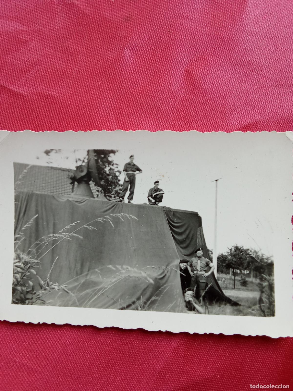 Fotograf&iacute;a antigua: Fotograf&iacute;a soldado B&eacute;lgica postguerra P.1351