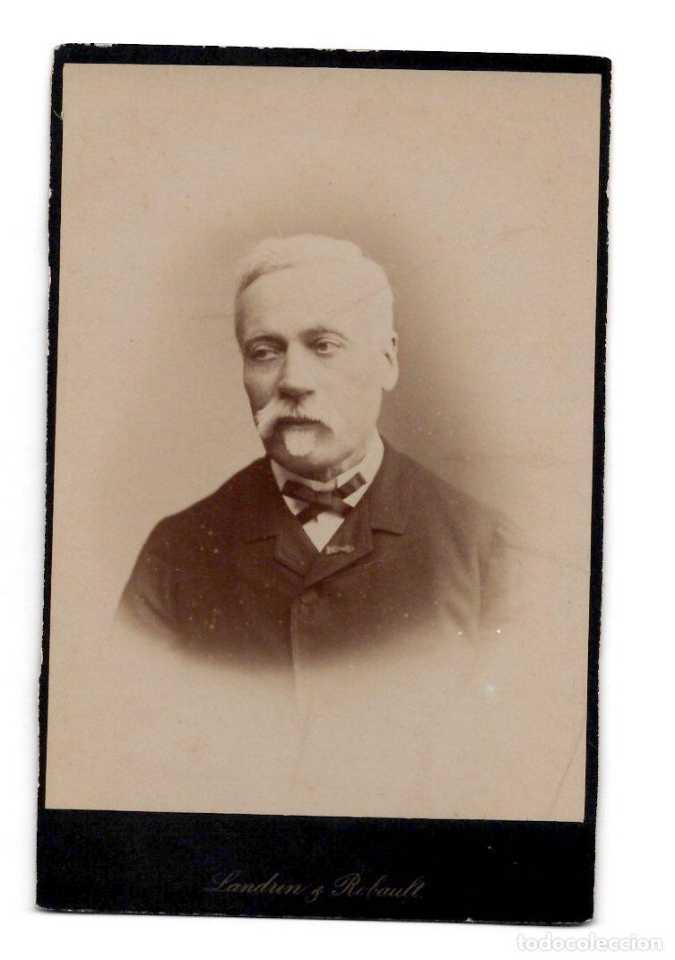 Fotograf&iacute;a antigua: FOTOGRAFIA RETRATO MASCULINO LANDRIN & ROBAULT, PARIS