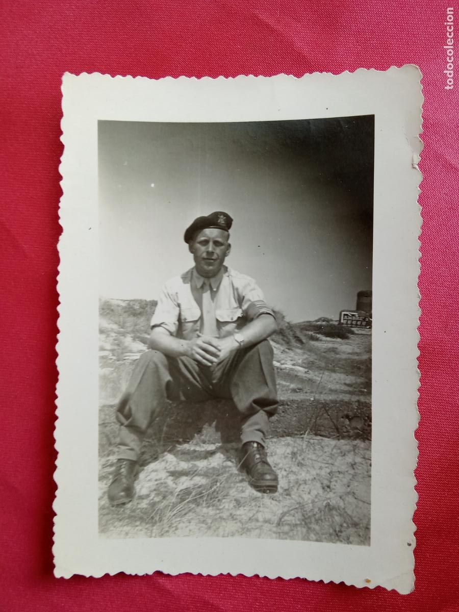 Fotograf&iacute;a antigua: Fotograf&iacute;a soldado B&eacute;lgica a&ntilde;os 40 P.1359