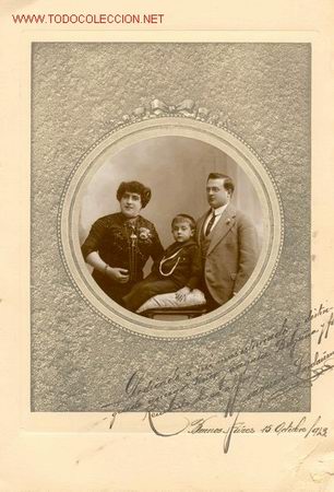 Fotograf&iacute;a antigua: Fotograf&iacute;a familiar - a&ntilde;o 1913