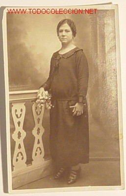 Photographie ancienne: interesante se&ntilde;ora