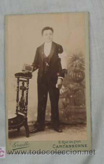 Photographie ancienne: FOTOGRAF&Iacute;A GRAILLE. CARCASSONNE