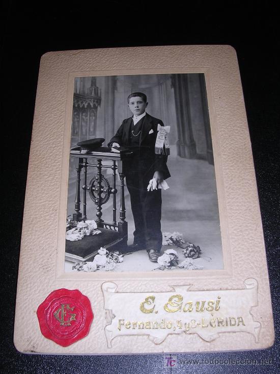 Photographie ancienne: FOTOGRAFO E.GAUSI, LERIDA