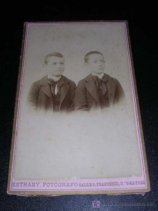 Fotografia antiga: ESTRANY, FOT. MATARO