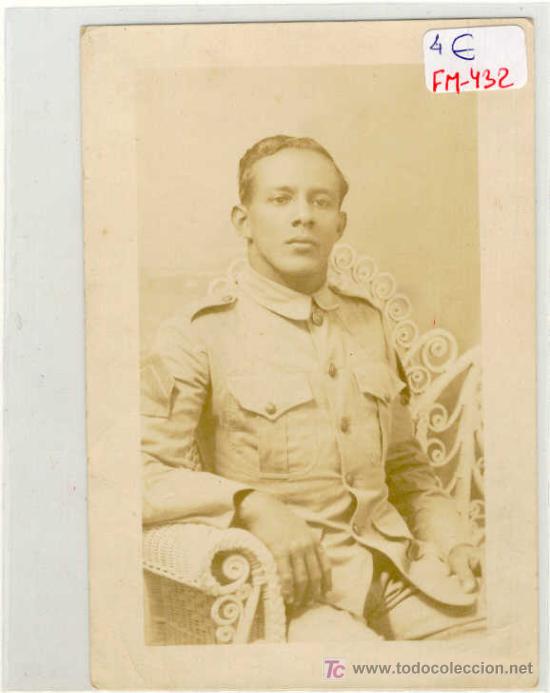 Photographie ancienne: (FM-432)FOTOGRAFIA MILITAR