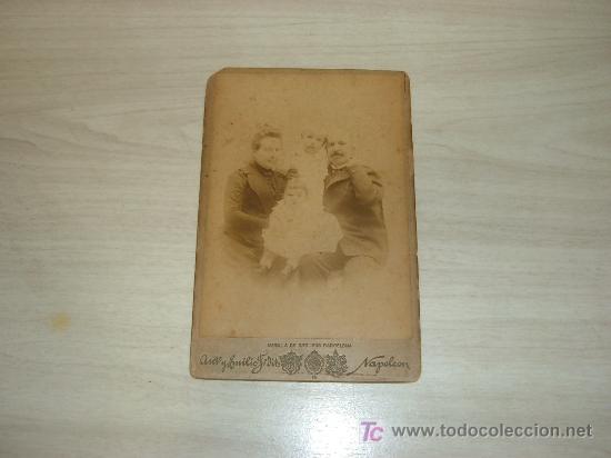 Fotograf&iacute;a antigua: Ant y Emilio f dits Napoleon fotografos de SS.MM. y AA Reales