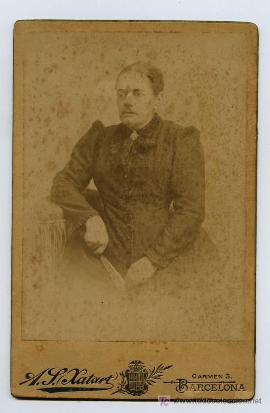 Fotograf&iacute;a antigua: DAMA s. XIX. F: A.S. XATART. BCN