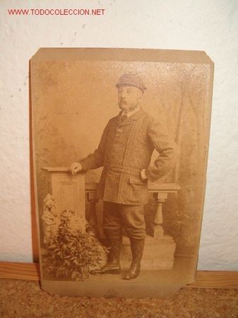 Fotograf&iacute;a antigua: FOTOGRAFIA ANTIGUA ORIGINAL , NO SE QUE TIPO DE FOTO ES - MEDIDAS DE LA FOTO : 15 X 10'5 CM
