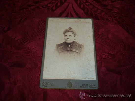 Fotografia antica: j marti fotografo de la casa real y de ss aa reales los serenisimos infantes d eulalia de borbon y