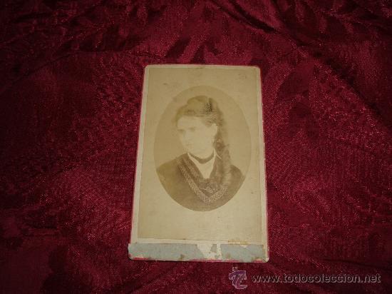 Photographie ancienne: fotografia mujer ,sin rese&ntilde;a del fotografo
