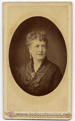 Fotografia antica: FOTO NAPOLEON  CDV SE&Ntilde;ORA MEDALLON