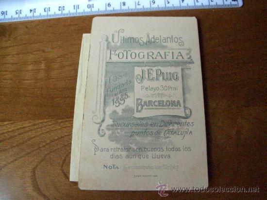 Fotograf&iacute;a antigua: J. E. PUIG CDV - Foto 2