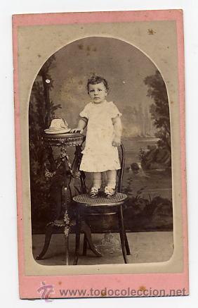 Fotograf&iacute;a antigua: CAPMANY MATARO CDV. NI&Ntilde;A