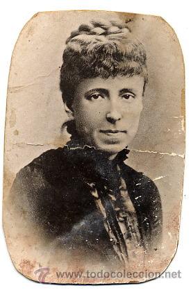 Fotografia antica: REINA MARIA CRISTINA FOTO RECORTADA