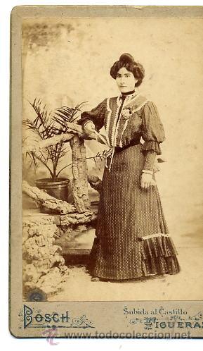 Antique Photography: FOTO BOSCH FIGUERAS SE&Ntilde;ORA REVERSO