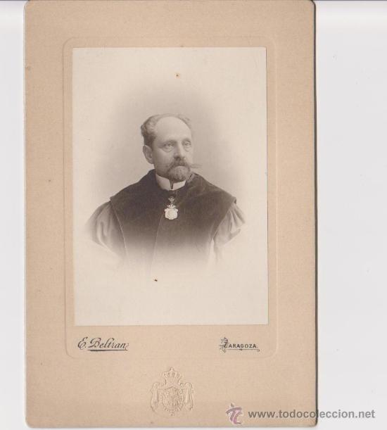 Photographie ancienne: Fotografia personaje condecorado,E Beltran-Zaragoza