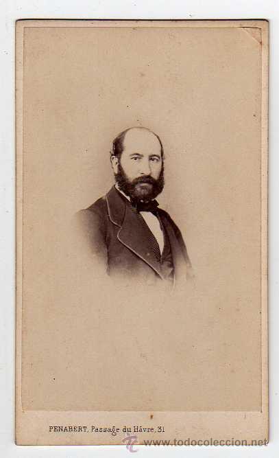 Antique Photography: CDV FOTOGRAFO G PENABERT & CIA, PARIS