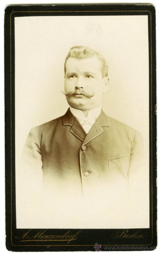 Fotograf&iacute;a antigua: fotografia antigua cdv carte de visite muy buena calidad siglo XIX