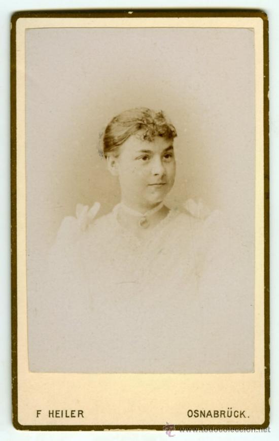 Fotograf&iacute;a antigua: fotografia antigua cdv carte de visite muy buena calidad siglo XIX