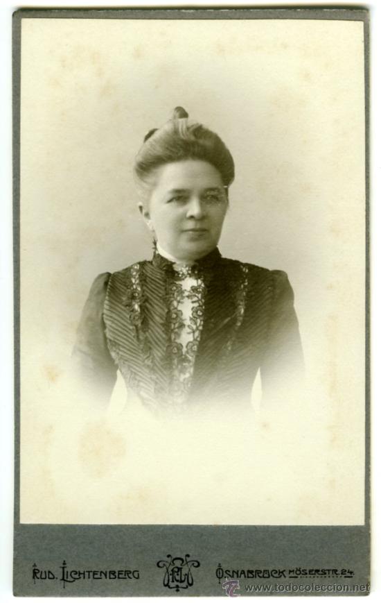 Fotograf&iacute;a antigua: fotografia antigua cdv carte de visite muy buena calidad siglo XIX