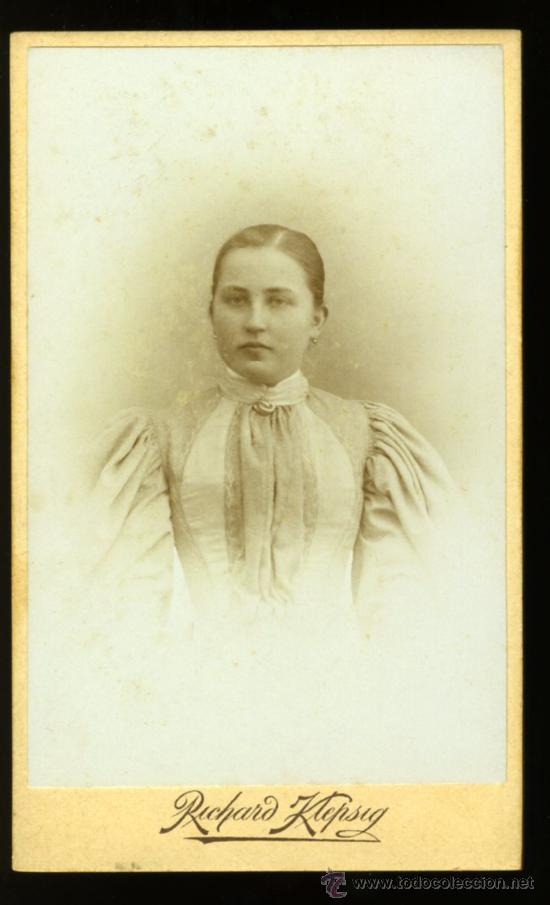 Fotografia antica: cdv carte de visite excepcional calidad final del siglo 19