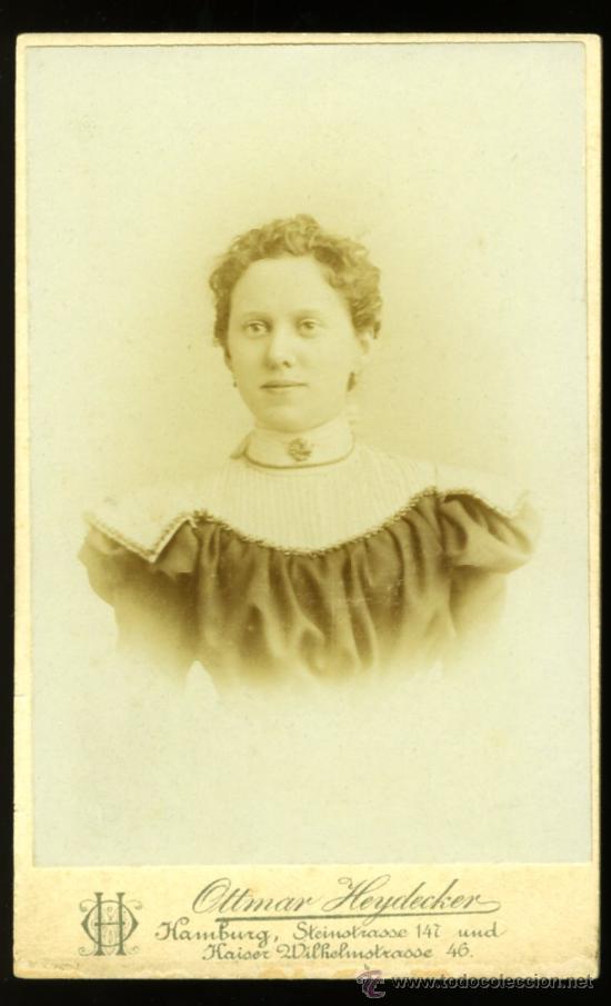 Fotograf&iacute;a antigua: cdv carte de visite excepcional calidad  fotografia antigua  final del siglo 19