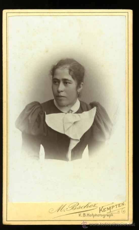 Photographie ancienne: cdv carte de visite excepcional calidad  fotografia antigua  final del siglo 19