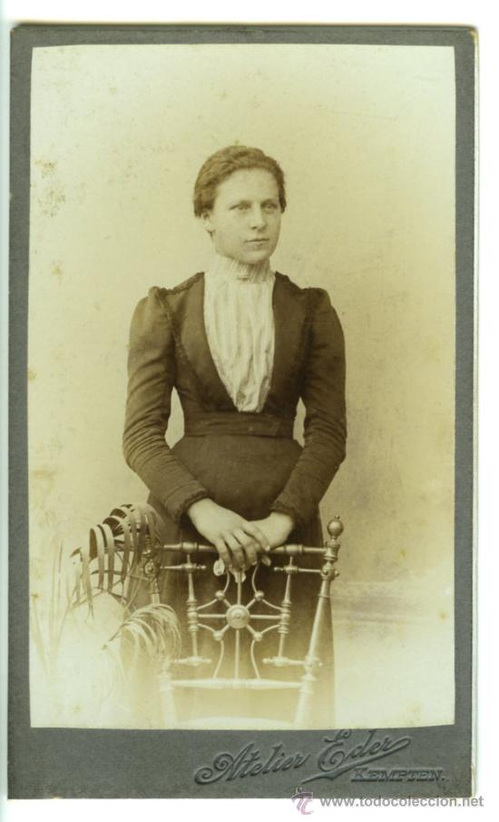 Fotografia antica: cdv carte de visite excepcional calidad  fotografia antigua  final del siglo 19