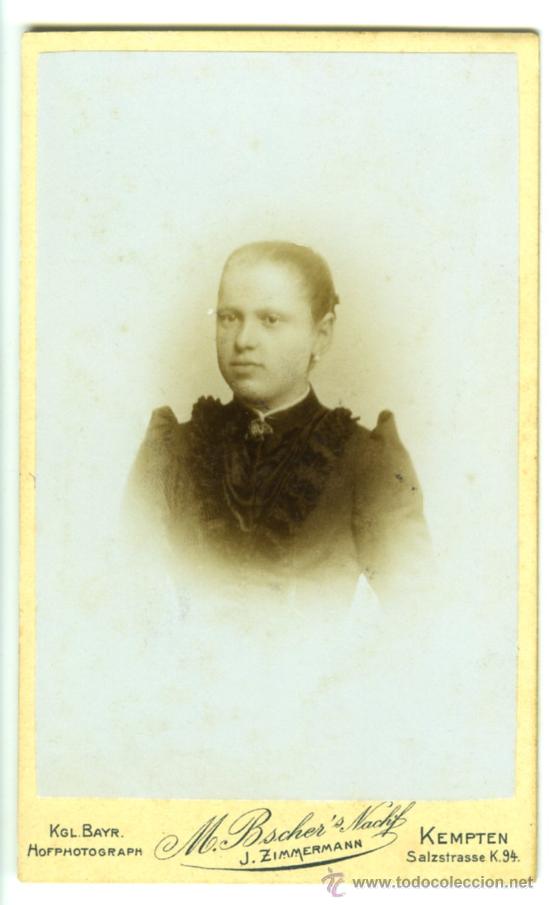 Photographie ancienne: cdv carte de visite excepcional calidad  fotografia antigua  final del siglo 19